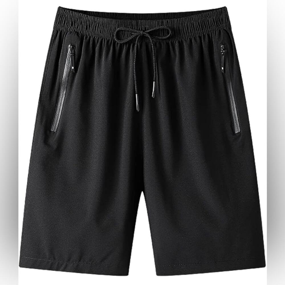 BOYS Outdoor Running Shorts Quick Dry Lightweight Gym Zipper Pockets Small